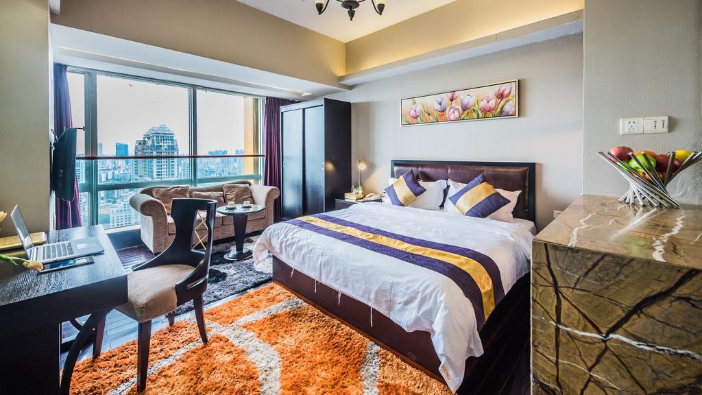 Nuomo Grand Continental Service Apartments-Jinyuan Kuangcsou Kültér fotó