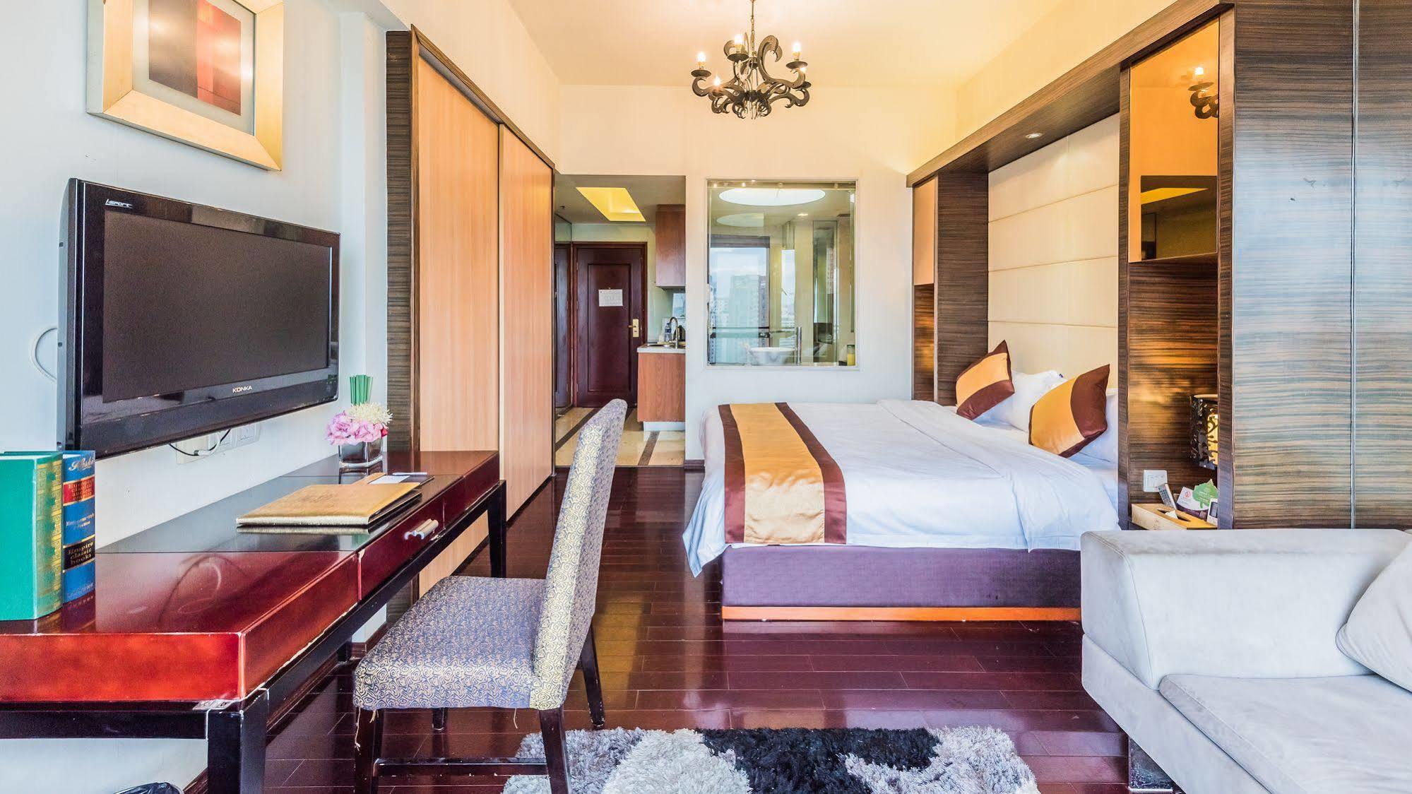 Nuomo Grand Continental Service Apartments-Jinyuan Kuangcsou Kültér fotó