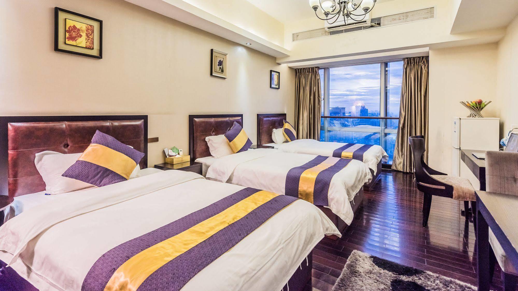 Nuomo Grand Continental Service Apartments-Jinyuan Kuangcsou Kültér fotó