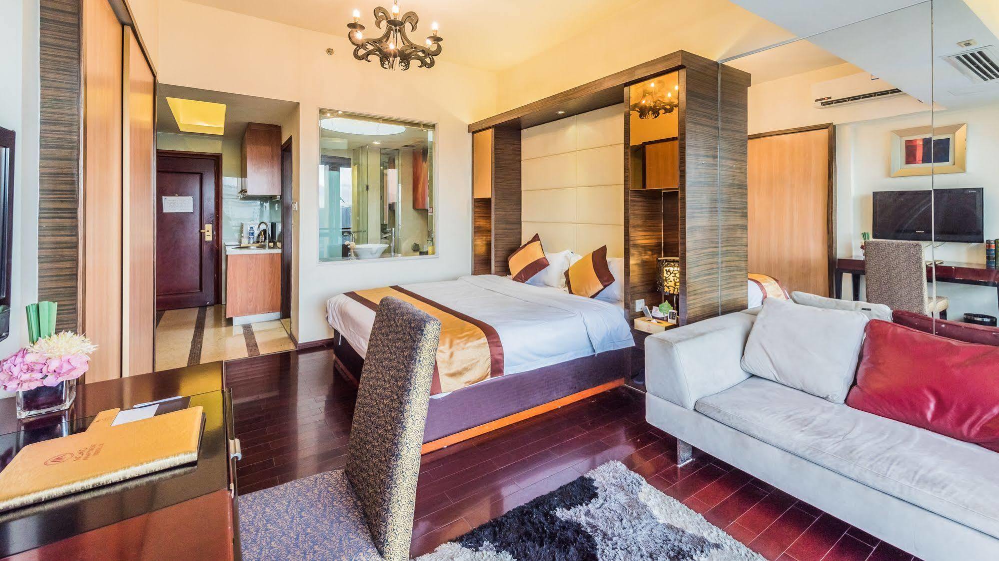 Nuomo Grand Continental Service Apartments-Jinyuan Kuangcsou Kültér fotó